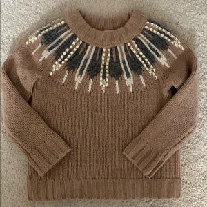 Crewcuts size 4/5 fair isle sweater